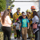 Students being evacuated from Park Avenue Elementary in Cuadhy, California on Jan. 14, 2020 after a Delta Airlines flight dumped fuel over the area.